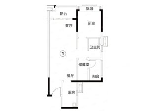 佛山万科金域世家新房楼盘户型图4