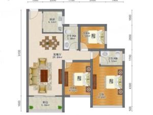 华发峰尚 3室2厅 94.33㎡ 毛坯珠海斗门区白蕉镇二手房图片