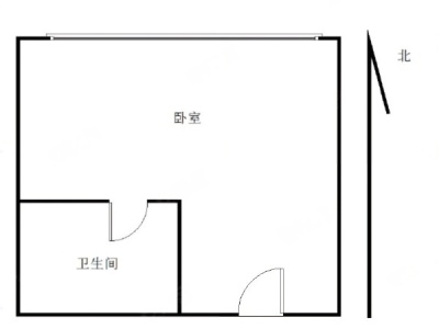奥园广场小区1室0厅1卫户型图4