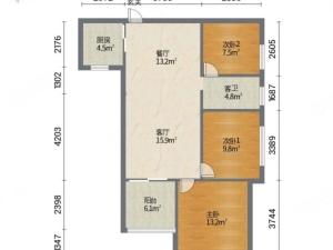 中邦御珑湾 3室2厅 86.03㎡ 精装珠海斗门区白蕉镇二手房图片