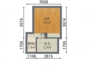 华发世纪城三期 1室2厅 51.62㎡ 精装珠海香洲区南湾二手房图片