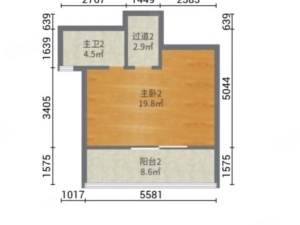招商禹洲云鼎府 4室2厅 143㎡ 毛坯_中山火炬开发区太阳城二手房图片
